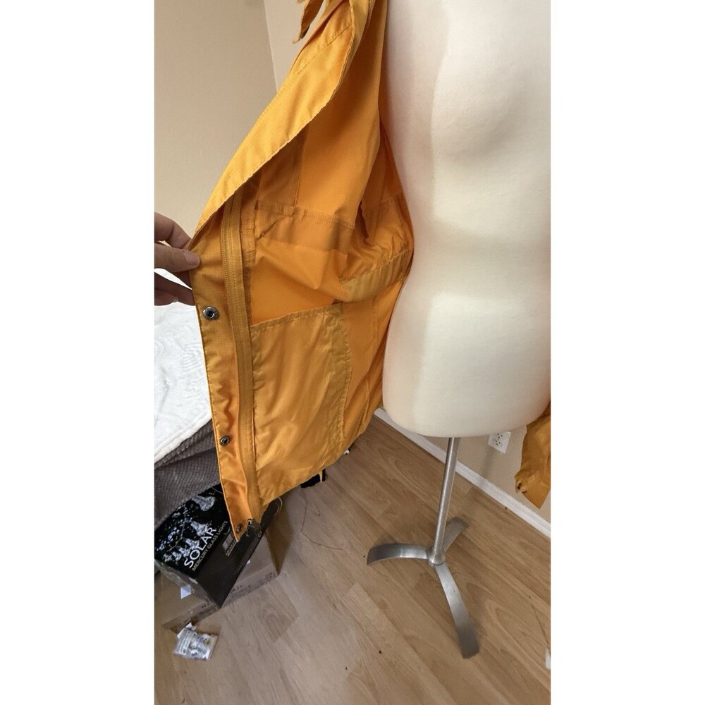 Columbia Women's Pardon My Trench Water-Resistant Rain Jacket Sz Medium Yellow - Picture 12 of 16